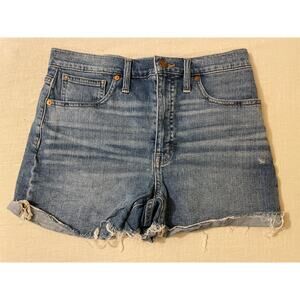 Madewell Women's Size 27 High Rise Denim Shorts Cut-off Jeans Summer‎ Casual